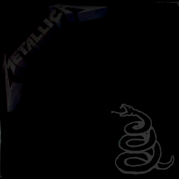 Обложка "Чёрного альбома" группы "Metallica"