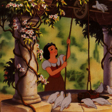 Кадр из мультфильма "Белоснежка и семь гномов"