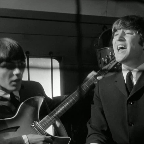 Битлз исполняют I Should Have Known Better в фильме A hard Day's night