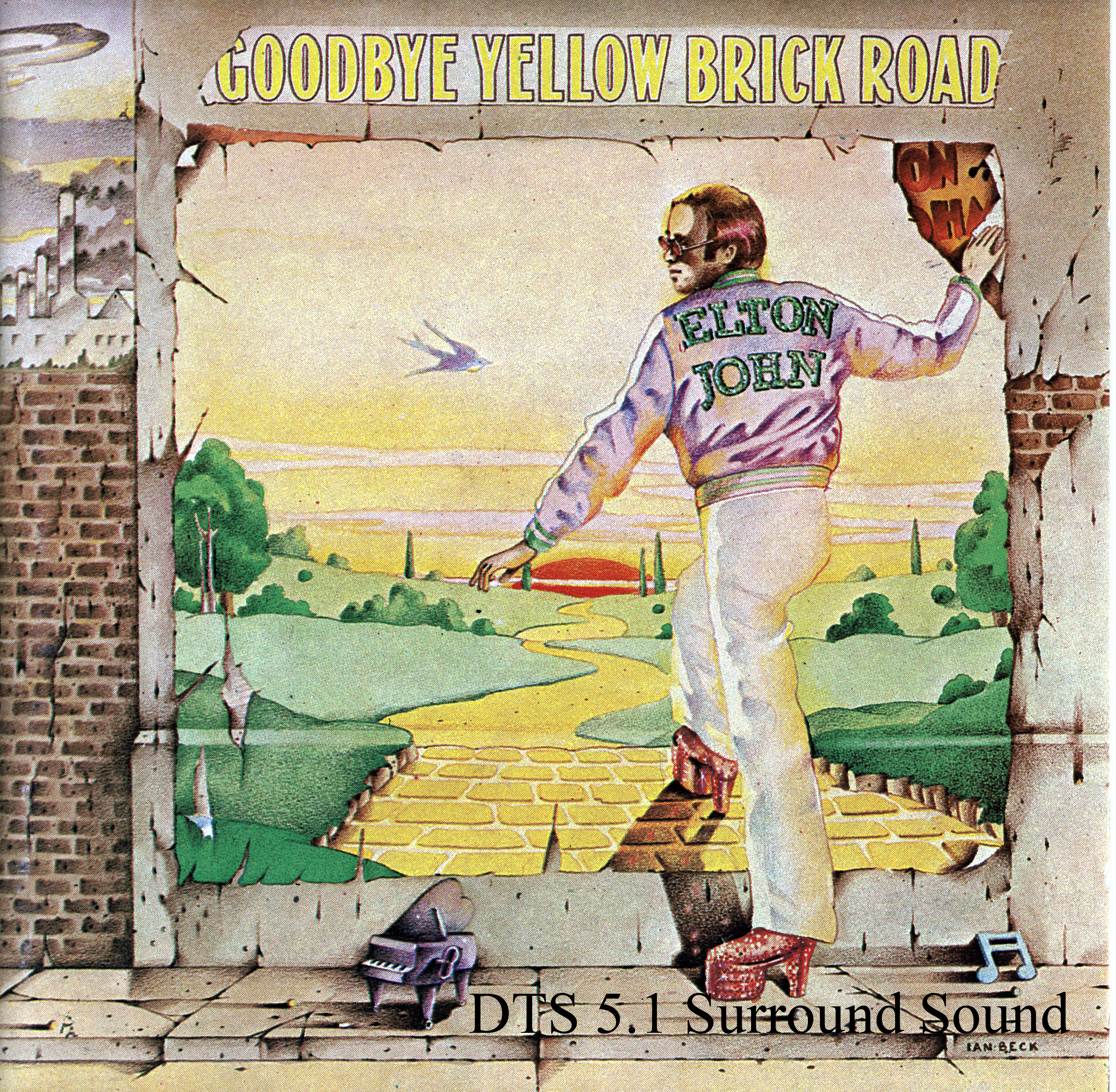 Иллюстрация к песне Goodbye Yellow Brick Road (Прощай, дорога из жёлтого кирпича) (Elton John)