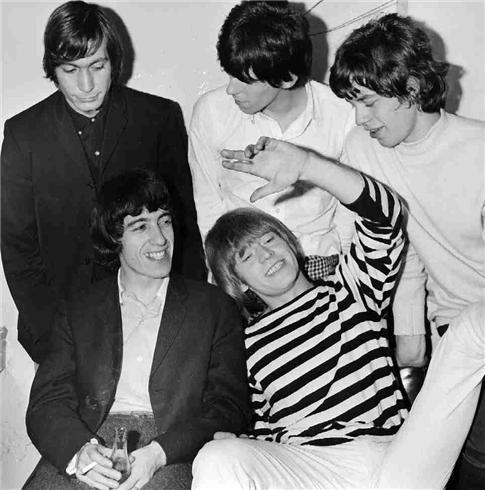 Rolling Stones 1965 ©  Ian Wright. Иллюстрация к песне Satisfaction (Нет удовлетворения) (Rolling Stones)