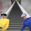 Кадры из видеоклипа на песню Go West группы Pet Shop Boys